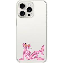 Manitoba Iphone 15 Pro Uyumlu Baskılı Yumuşak Silikon Şeffaf Telefon Kılıfı