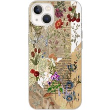 Manitoba Iphone 13 Mini Uyumlu Baskılı Yumuşak Silikon Şeffaf Telefon Kılıfı