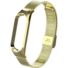 Tgzm Xiaomi Mi Band 5 Metal Kayış Kordon Kopçalı Milano LOOP-(5775) - TG0012-2S8T16