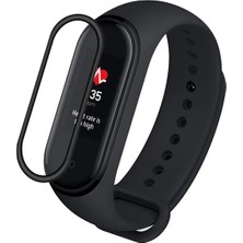 Tgzm Xiaomi Mi Band 6-Mi Band 5 3D Kavisli Full Kaplama KORUYUCU-(5775) - TG0012-2S8N43
