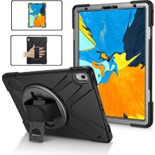 Sbusshop Ipad Pro 11 Inch (2021-2020-2018)3 Katmanlı Standlı Zırh KILIF-(5775) - SB001M-49W2G5