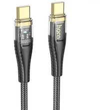 Mobil Dünyası Hoco U121 Gold Standard Transparent Discovery Edition 60W Type-C To Type-C Hızlı ? - MB000X-2GDSO