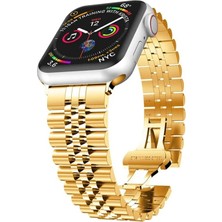 Mobil Dünyası Ally Apple Watch 7-8 45MM 6-5-4 44MM Watch Ultra 49MM Kayış Kordon Paslanmaz Çeli - MB000X-2GDC3