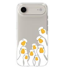 Manitoba Iphone 17 Air Uyumlu Baskılı Yumuşak Silikon Şeffaf Telefon Kılıfı