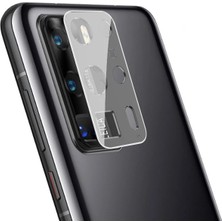 Sbusshop Huawei P40PRO+ Plus Kamera Koruma Cam+ Metal Lens Full Set BIRLEŞIK-(5775) - SB001M-49VDB0