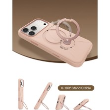 Mps Torras Apple iPhone 17 Pro Max O Stand Spin Silicone Serisi Magsafe Kılıf