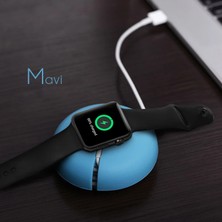 Sbusshop Ally Apple Watch Için 42MM38MM  44MMPORTATIF Silikon Şarj STANDI-(5775) - SB001M-49VR25