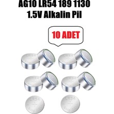 Derwell 10 Adet 10'lu AG13/LR44/A76/357A V13GA 1 Kartel Düğme Pil Hesap Makinesi/terazi/saat/oyuncak/garaj Pili Yuvarlak Pil
