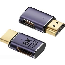 Erbar Ally HDMI To HDMI 8k 2.1uhd Mıknatıs Başlıklı Çevirici Otg ADAPTÖR-(5775) - MR000K-1GKEI8