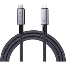 Tgzm Ally USB 3.2 100W Type-C To Type-C 8k Görüntü-Data ve Ultra Hızlı Şarj Kablosu - TG0012-2S6H8