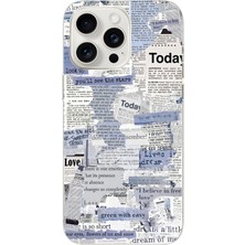 Manitoba Iphone 13 Pro Uyumlu Baskılı Yumuşak Silikon Şeffaf Telefon Kılıfı