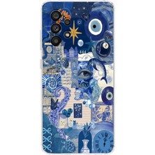 Manitoba Samsung Galaxy A32 Uyumlu Baskılı Yumuşak Silikon Şeffaf Telefon Kılıfı