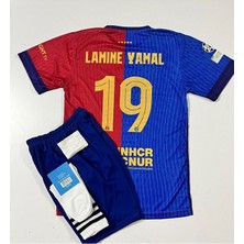 Candy Cup F.c B.a.r.c.e.l.o.n.a 2024/25 Lamine Yamal Iç Saha Parçalı Çocuk Forması 3'lü Set