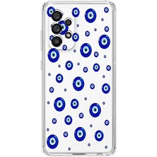 Manitoba Samsung Galaxy A32 Uyumlu Baskılı Yumuşak Silikon Şeffaf Telefon Kılıfı