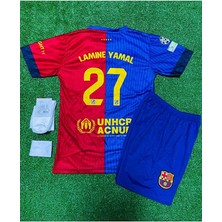 Candy Cup F.c B.a.r.c.e.l.o.n.a 2024/25 Yeni Sezon Lamine Yamal Iç Saha Çocuk Forması (27)