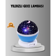 AK-SA-STR Çocuk Gece Lambası 6 Modlu Renkli LED Enerji Tasarruflu Masal Işığı