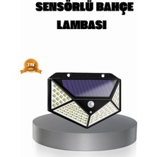 AK-SA-STR Solar Güçlü 100 LED Bahçe Lambası – Enerji Tasarruflu, Suya Dayanıklı ve Geniş Açılı Işık