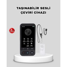 Zero Land Storozal Taşınabilir Akıllı Sesli Çeviri Cihazı – 139 Dil Desteği, Dokunmatik Ekran