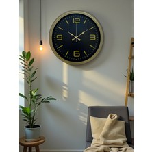 Emt Pazarlama Zentime 40 Cm Metal Eskitme Vintage Duvar Saati