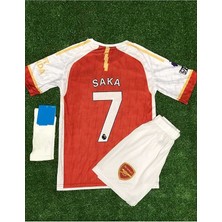 Candy Cup A.r.s.e.n.a.l 2023-24 Sezonu Bukayo Saka Çocuk Forması 3'lü Set