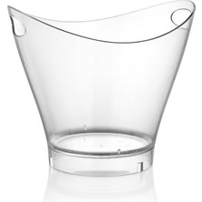 6 Lt Buz Kovası – Şık Tasarım, Dayanıklı Plastik, Şampanya ve Içecek Soğutucu Kovası