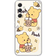 Manitoba Samsung Galaxy A55 Uyumlu Baskılı Yumuşak Silikon Şeffaf Telefon Kılıfı