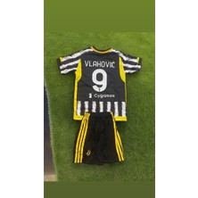 Candy Cup Vlahovic 2023-24 Sezonu Iç Saha Çocuk Forması 4'lü Set