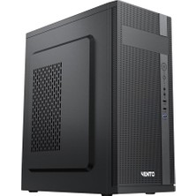Powermaster Vento VS115F 550W 1X8CM Fan Atx 1xusb2.0/1xusb3.0 Siyah Kasa