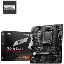MSI Msı Pro B650M-E Drr5 6800MHZ(OC) Am5 HDMI VGA Matx