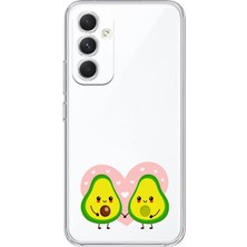 Manitoba Samsung Galaxy A35 Uyumlu Baskılı Yumuşak Silikon Şeffaf Telefon Kılıfı