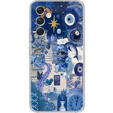 Manitoba Samsung Galaxy S25 Uyumlu Baskılı Yumuşak Silikon Şeffaf Telefon Kılıfı