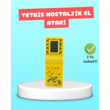 Taşınabilir El Aterisi Gameboy – Klasik Tetris Oyunu, Pil ile Çalışan Mini El Konsolu