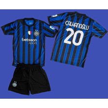 Candy Cup I.n.t.e.r 2024/25 Yeni Hakan Çalhanoğlu Iç Saha Çocuk Forması 4'lü Set