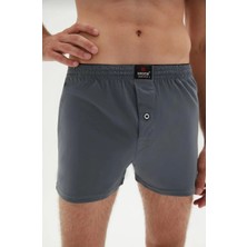 Erdem 1400 Erkek Penye Düz Renk Boxer 6 Adet