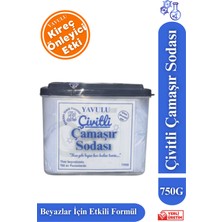 Yavulu Çivitli Çamaşır Sodası Çivit Etkili Optik Beyazlık 750GR Çivitli Leke Sökücü Beyazlatıcı