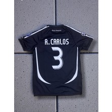 North Stand Nostaljik Real Madrid Siyah Roberto Carlos Forması