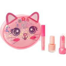 Kiddico Toys Kedili Makyaj Çanta Seti