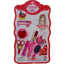 Kiddico Toys Kartela Saç Fırçalı Moda Rüzgarı Seti