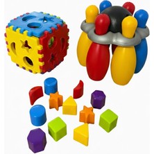 Uniqlion 2'li Oyuncak Seti (Bowling - Bul Tak Küp)