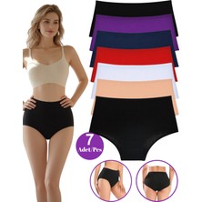 ROSEPERİ Kadın Külot Yüksek Bel7'li Paket