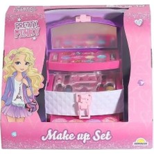 Kiddico Toys Pretty Pinky 3 Katmanlı Çantalı Makyaj Seti
