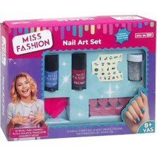 Kiddico Toys Miss Fashion Nail Art Makyaj Set