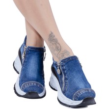 Kadın Kot Ayakkabı Günlük Casual Nefes Alan Kumaş Ortopedik Taban