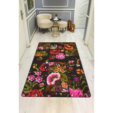 Dolce Mariee Vintage Desen Dijital Baskı Kaymaz Taban Halı H0024
