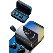 Tws Bluetooth Kulaklık Kablosuz Uzun Pil Ömrü Dijital Göstergeli Powerbank Modern Asır. (9380)