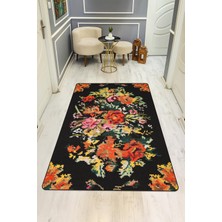 Dolce Mariee Vintage Desen Dijital Baskı Kaymaz Taban Halı H0027