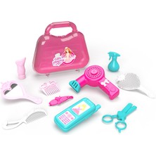 Uniqlion Güzellik Seti 1 Parça 3+ Yaş Pembe Renkli Evcilik Oyuncağı Çocuklar İçin