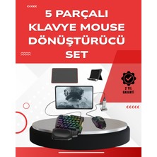 Android Uyumlu Oyun Klavye Mouse Seti | Taşınabilir & Dayanıklı Modern Asır. (9380)