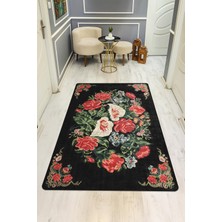 Dolce Mariee Vintage Desen Dijital Baskı Kaymaz Taban Halı H0026