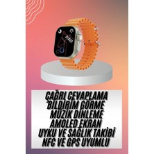 Akıllı Saat Ultra Android & Ios Uyumlu Arama Bildirim Özellikli Modern Asır. (9380)
